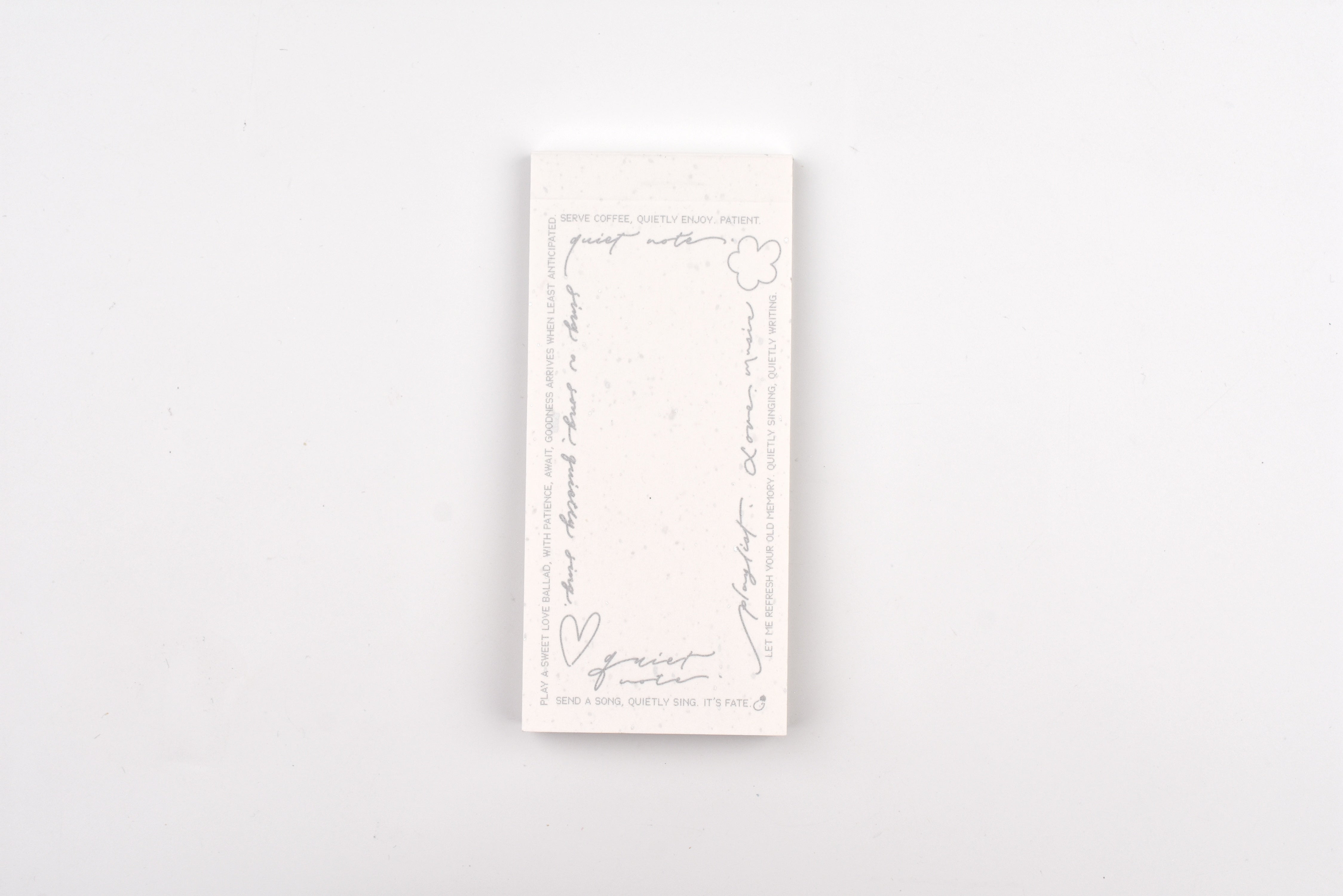 Mr. Eggplants Tracing Paper Memo Pad - Quiet Note