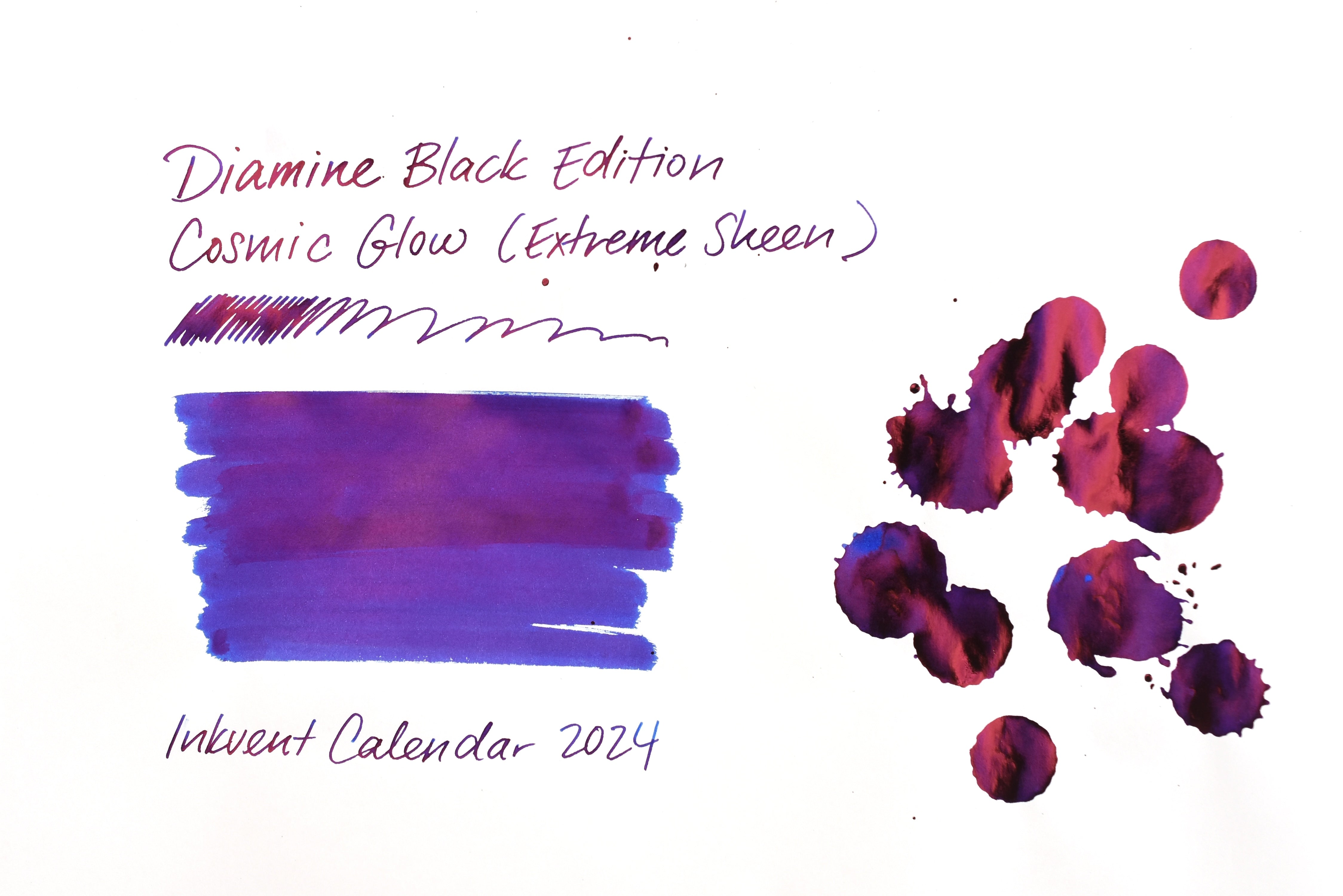 Diamine Black Edition - Extreme Sheen - Cosmic Glow