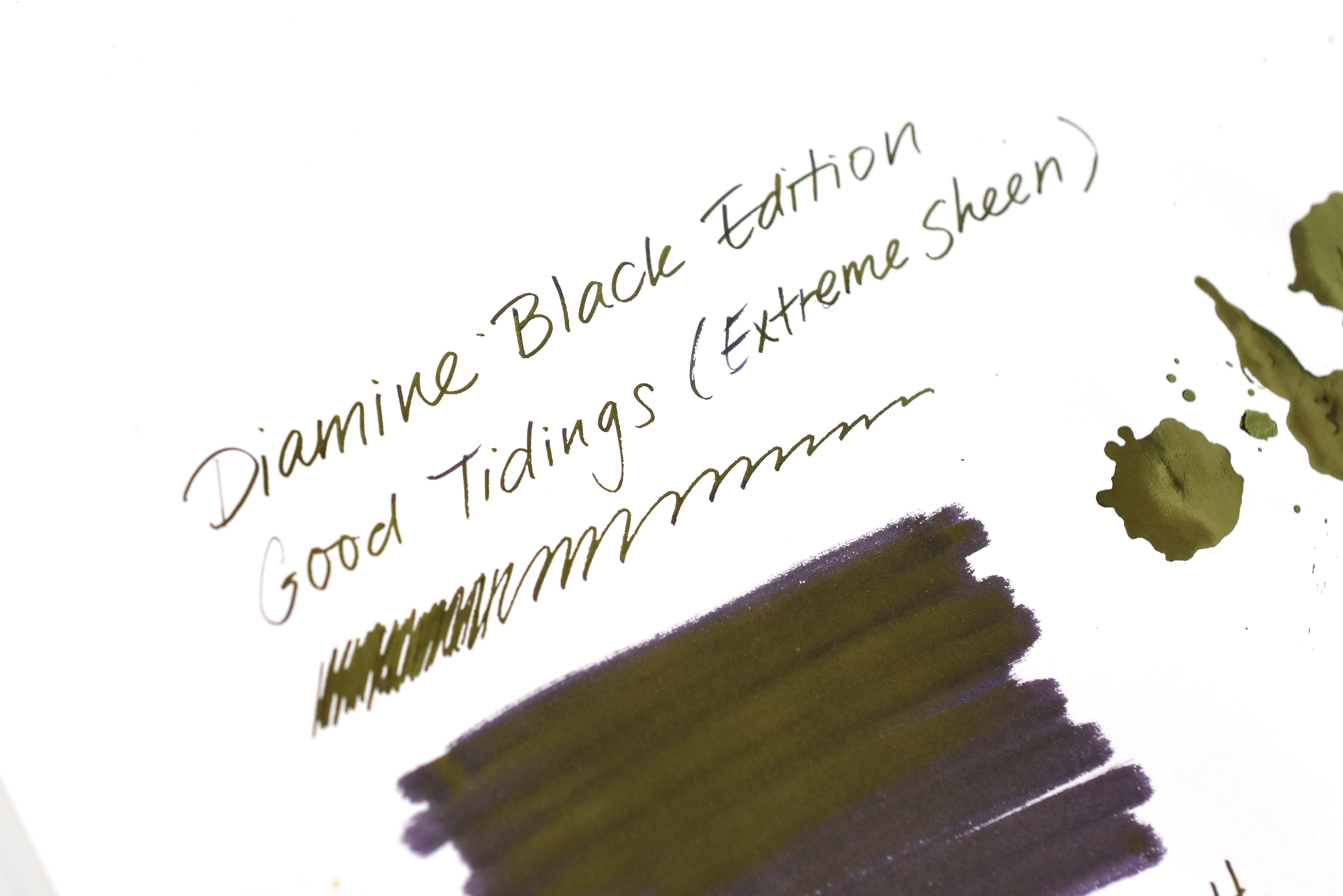 Diamine Black Edition - Extreme Sheen - Good Tidings