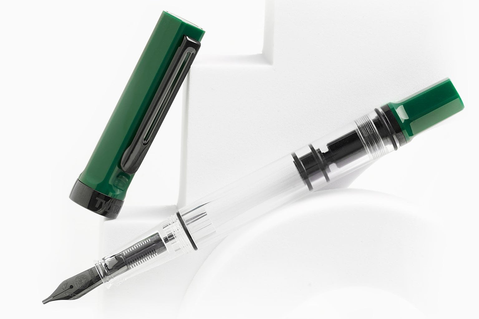 TWSBI ECO Fountain Pen - Irish Green Onyx Trim
