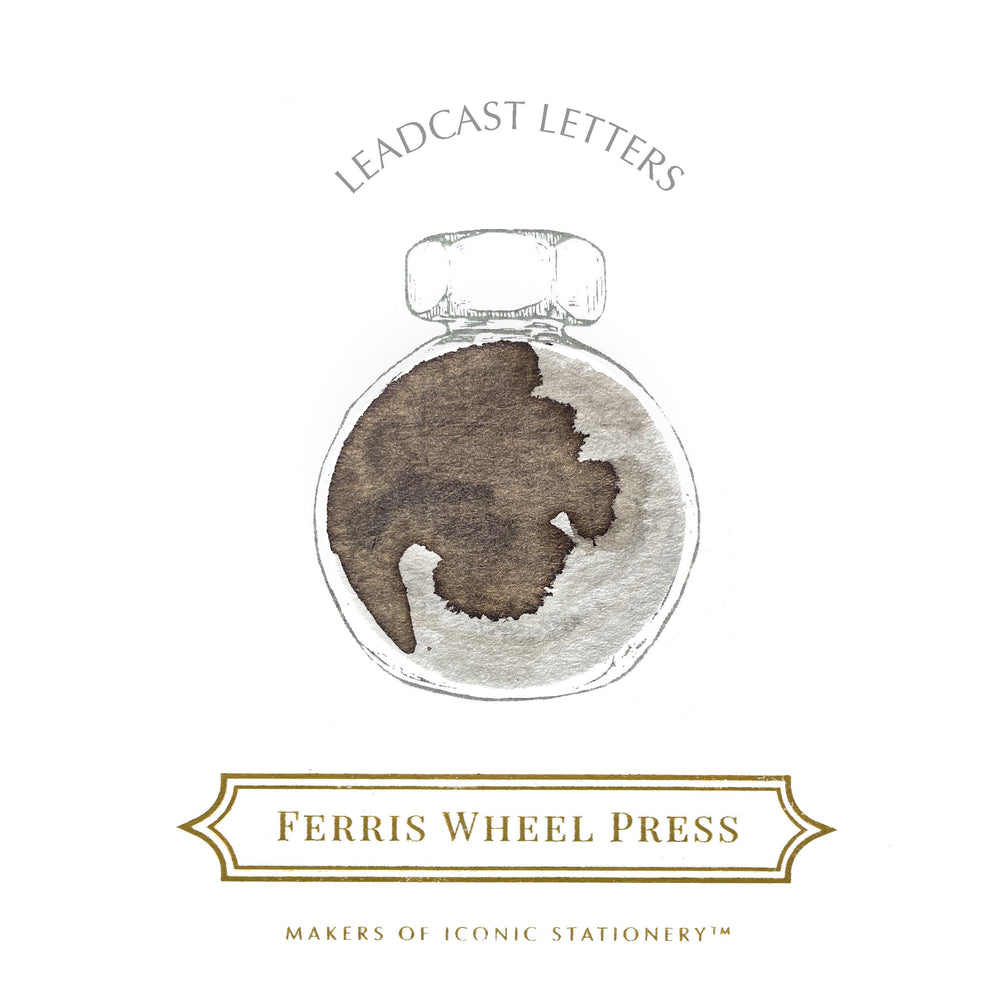 Ferris Wheel Press - Leadcast Letters