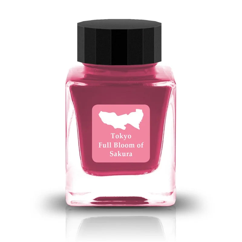 Tono & Lims Ink Bottle - Prefecture - Tokyo - Full Bloom of Sakura - 30ml