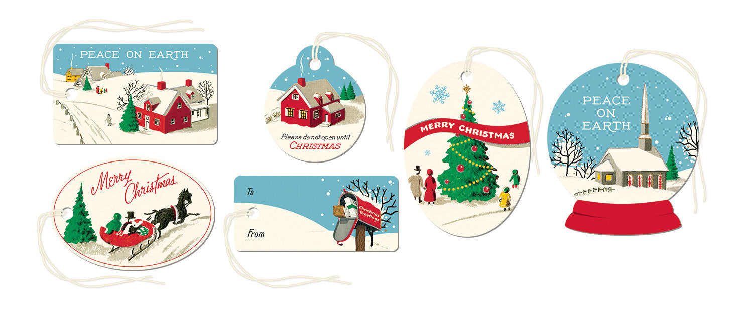 Cavallini - Christmas Gift Tags - Vintage 2