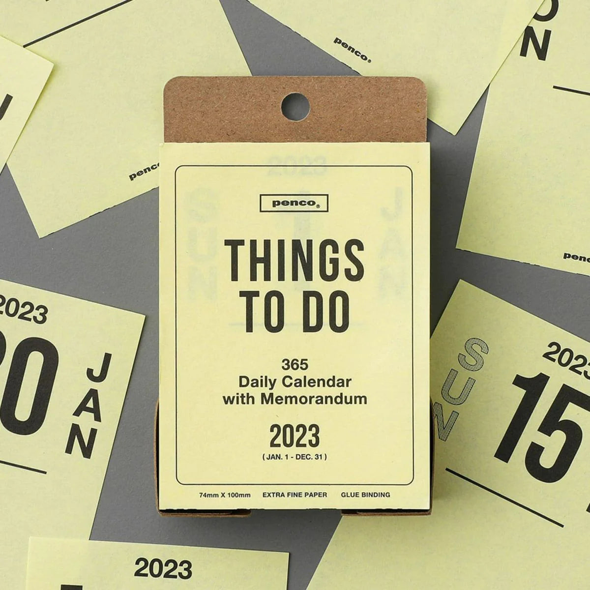 Hightide Penco Daily Memo Block Calendar 2024
