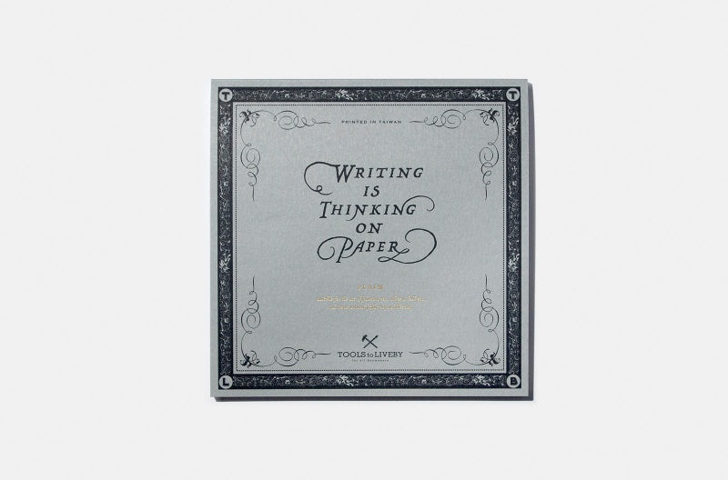Tools to Liveby Calligraphy Practice Notebook - Plain