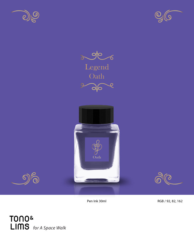 Tono & Lims Ink Bottle - Legend - Oath  - 30ml (Coming Soon)