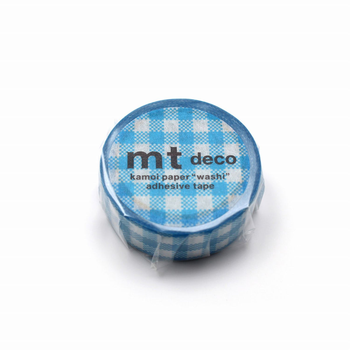 mt Washi Tape - Deco - Ichimatsu Gingham Check - Blue (Coming Soon)