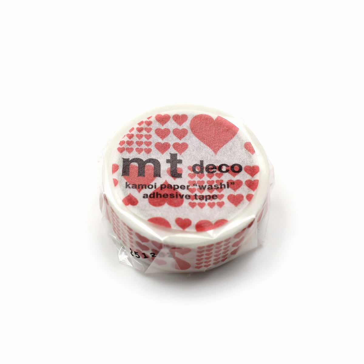 mt Washi Tape - Deco - Heart Red (Coming Soon)