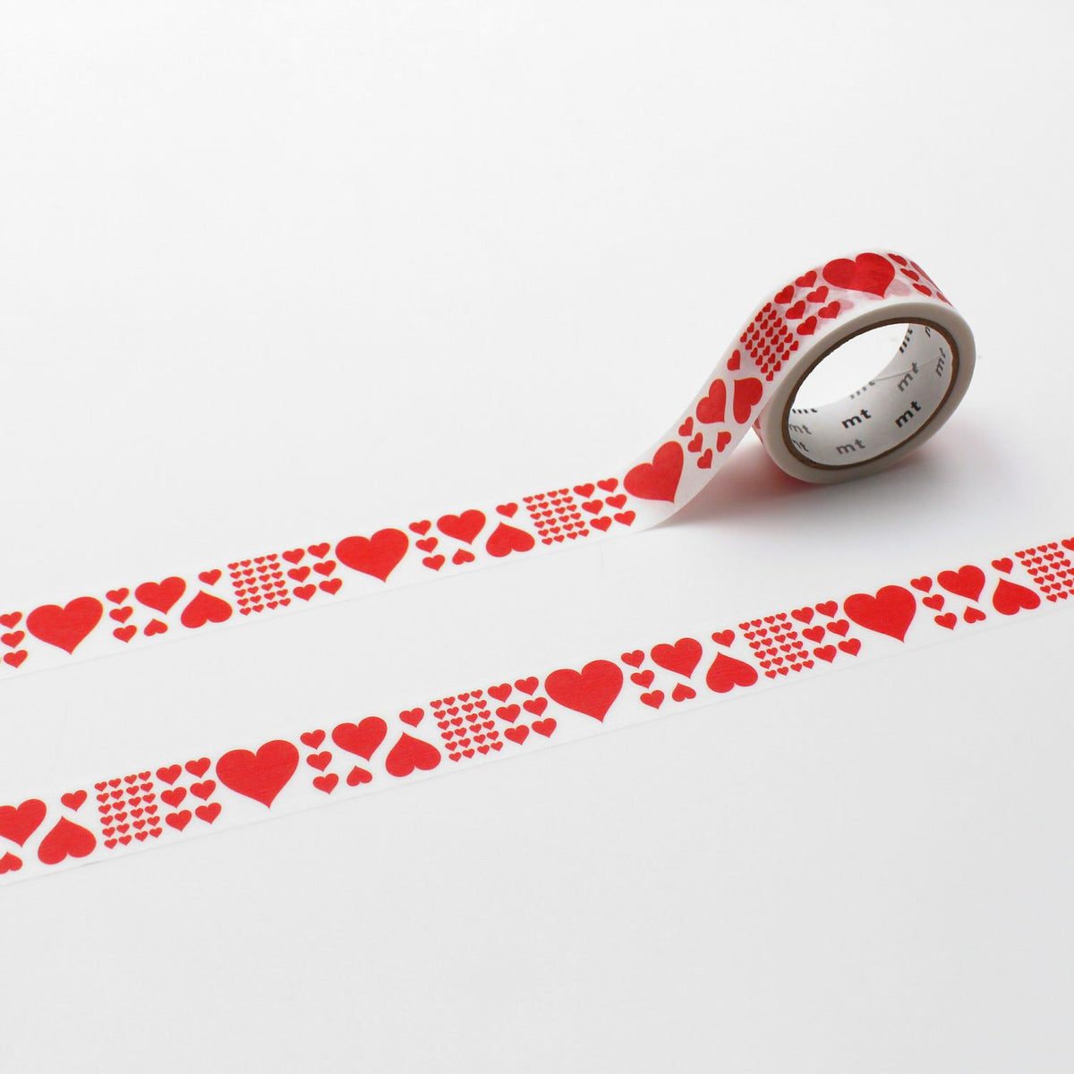mt Washi Tape - Deco - Heart Red (Coming Soon)