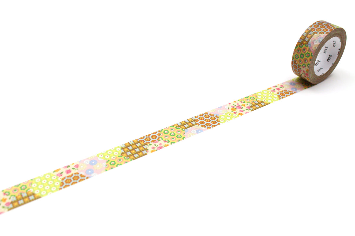 mt Washi Tape - ex - Retro Flower - Limited Edition
