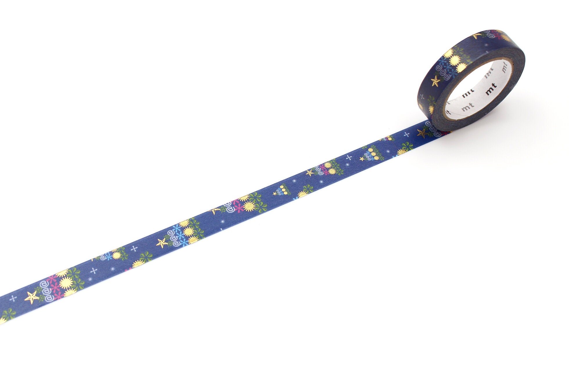 mt Washi Tape - Merry Christmas - Typographic Trees