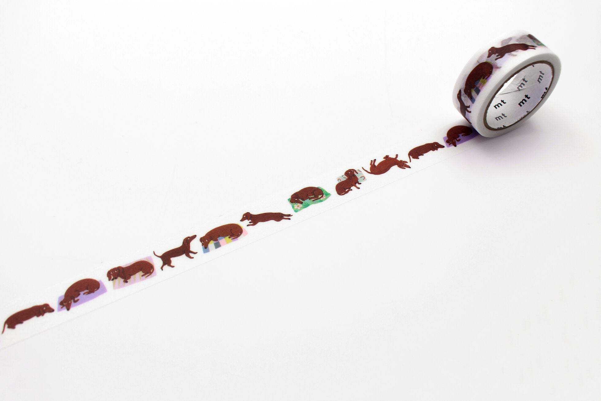 mt x Léa Maupetit Washi Tape - Sausage Dog