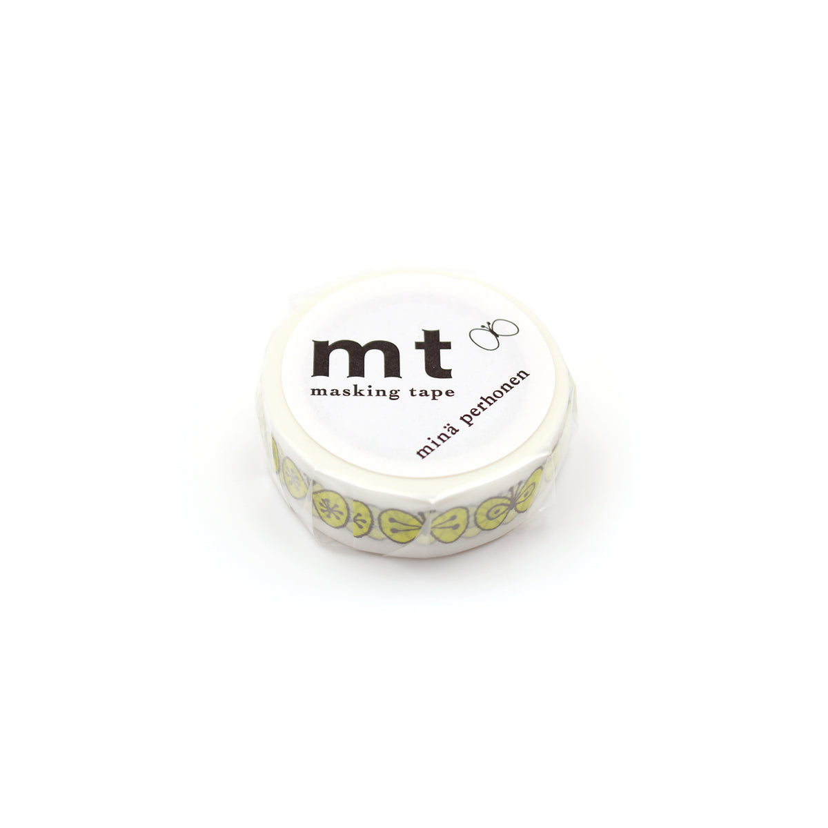 mt Washi Tape - minä perhonen - Choucho: Yellow
