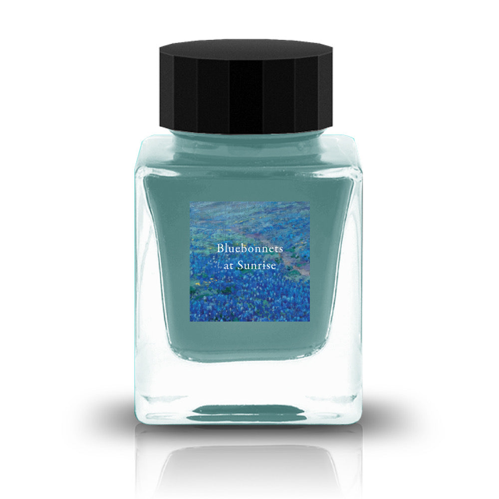 Tono & Lims Glass Pen Ink Bottle - Crystal Line - Respect Collection - Bluebonnet at Sunrise - 30ml (Coming Soon)