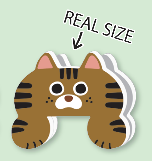 Sun-Star Jittome Die-Cut Clip - Cat (Coming Soon)