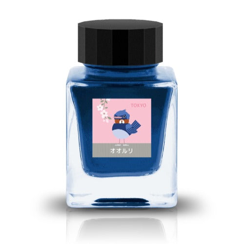 Tono & Lims Ink Bottle - Tokyo Special 2023 - オオルリ - Blue-and-white flycatcher - 30ml