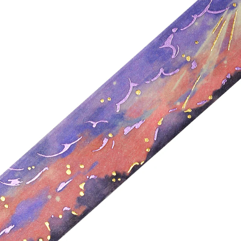 BGM Washi Tape - Foil Stamping - Sky Encyclopedia - Twilight
