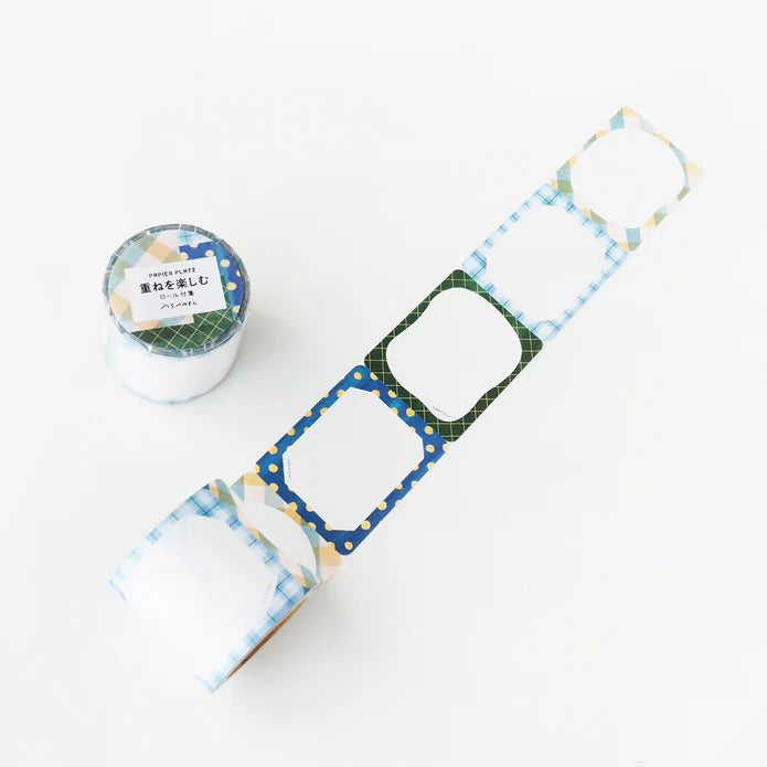 Papier Platz x ASANEL Roll Sticky Notes - Enjoy Stacking