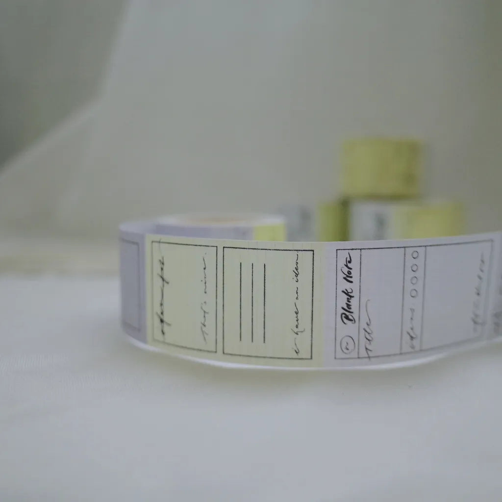 Mr. Eggplants Sticky Note Tape - Blank Note