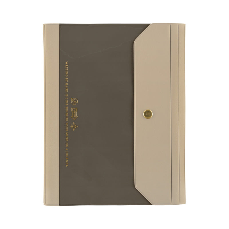 Hobonichi Techo Cousin Book & Cover 2026 - Alettone: Gray - April Start - A5