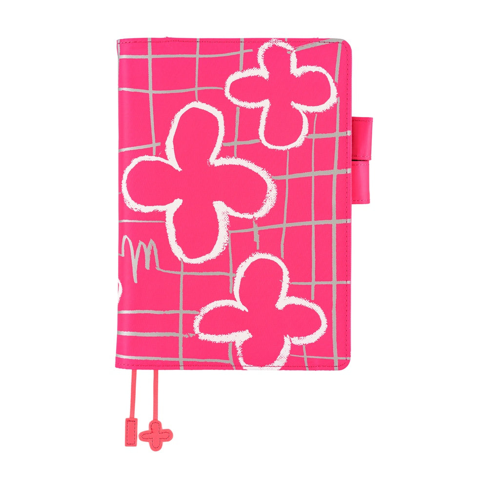 Hobonichi Techo Cousin Cover 2026 - Makoto Matsubayashi: Pink Flowers - A5
