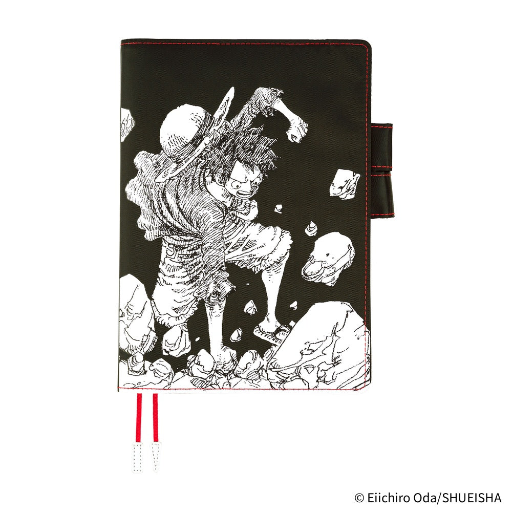 Hobonichi Cousin Cover 2026 - ONE PIECE magazine: Straw Hat Luffy (Black) - A5 - English