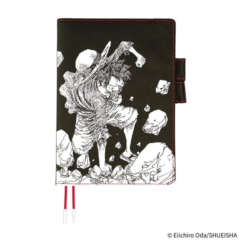 Hobonichi Cousin Cover 2026 - ONE PIECE magazine: Straw Hat Luffy (Black) - A5 - English