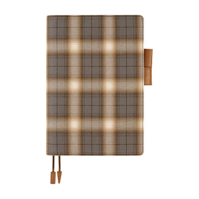 Hobonichi Techo Cousin Cover 2026 - Shirt Fabric: Foggy Plaid - A5