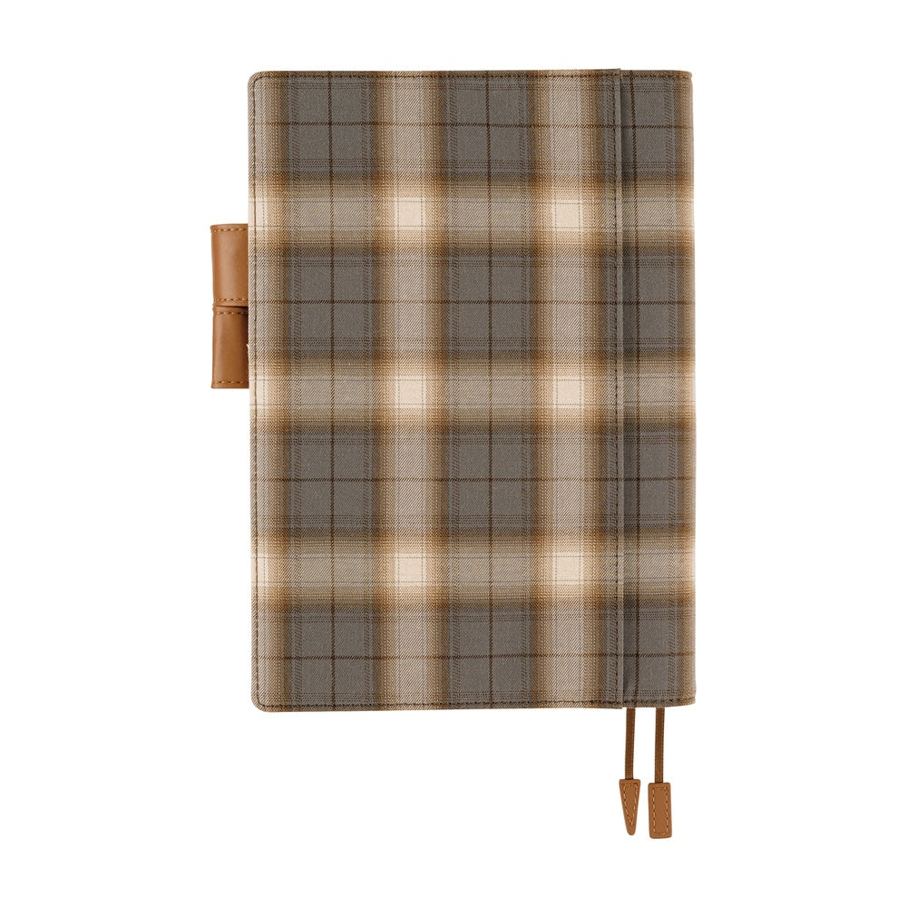 Hobonichi Techo Cousin Cover 2026 - Shirt Fabric: Foggy Plaid - A5