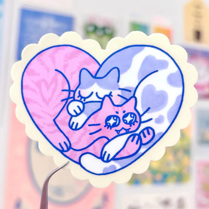 Radhia Rahman Cuddle Puddle Sticker