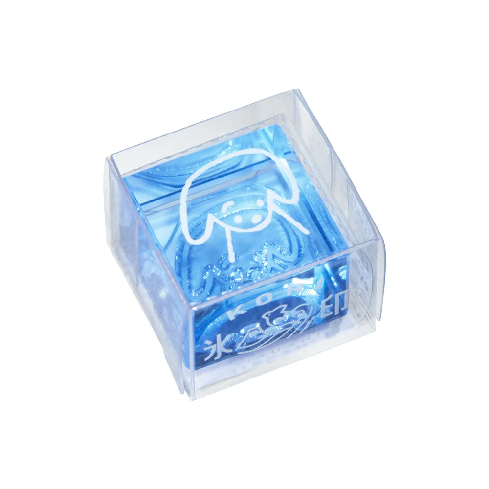 Hitotoki Kori Jirushi Clear Blue Stamp - Small - 3rd Edition (Coming Soon)
