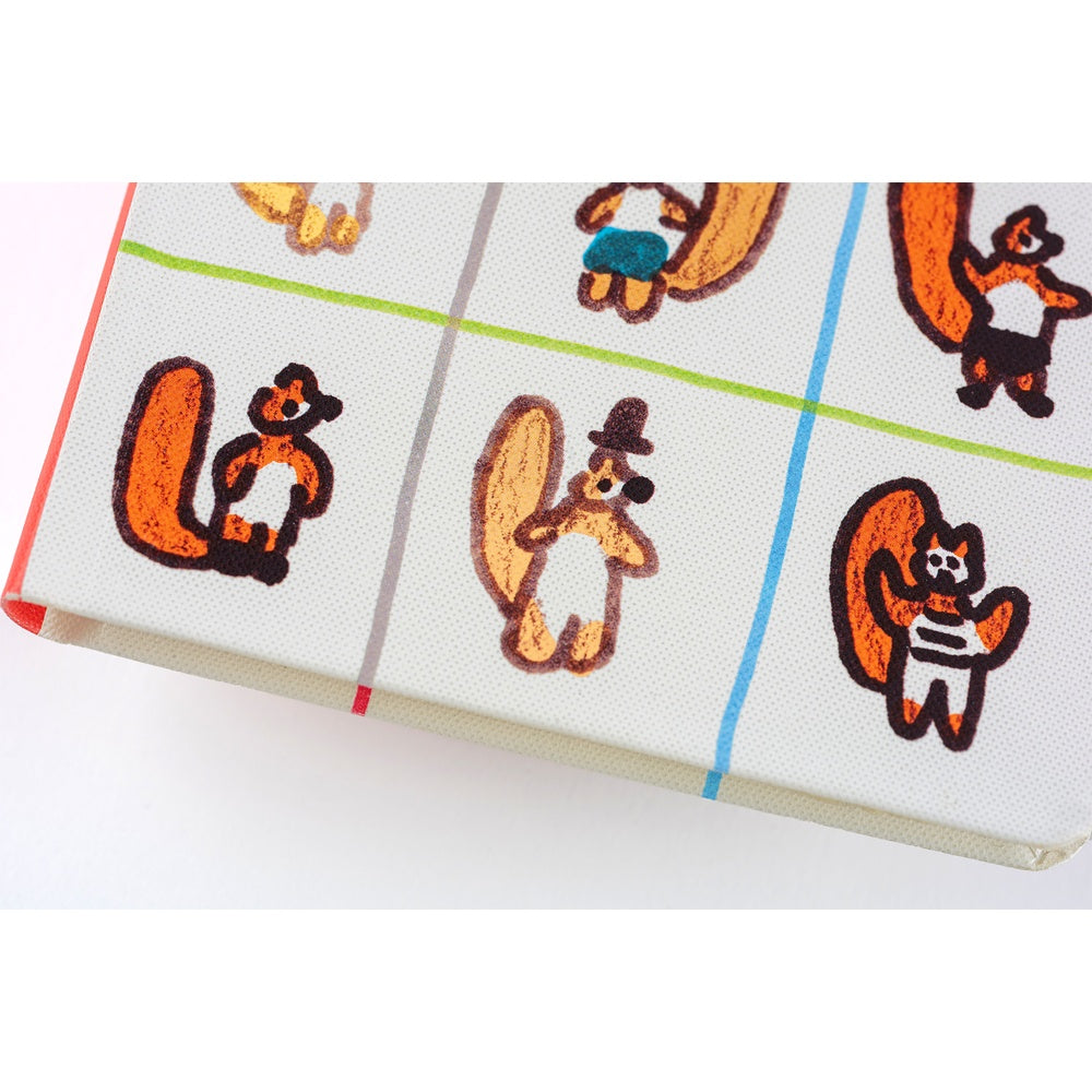 Hobonichi Techo Weeks 2026 - 100%ORANGE: Squirrel’s Moving Day