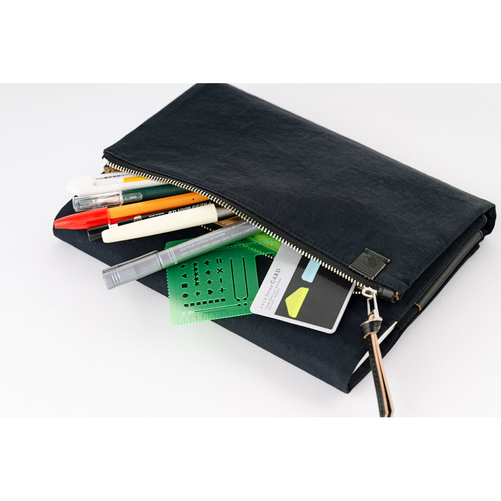Hobonichi Techo Cousin Cover - Tragen: Black - A5