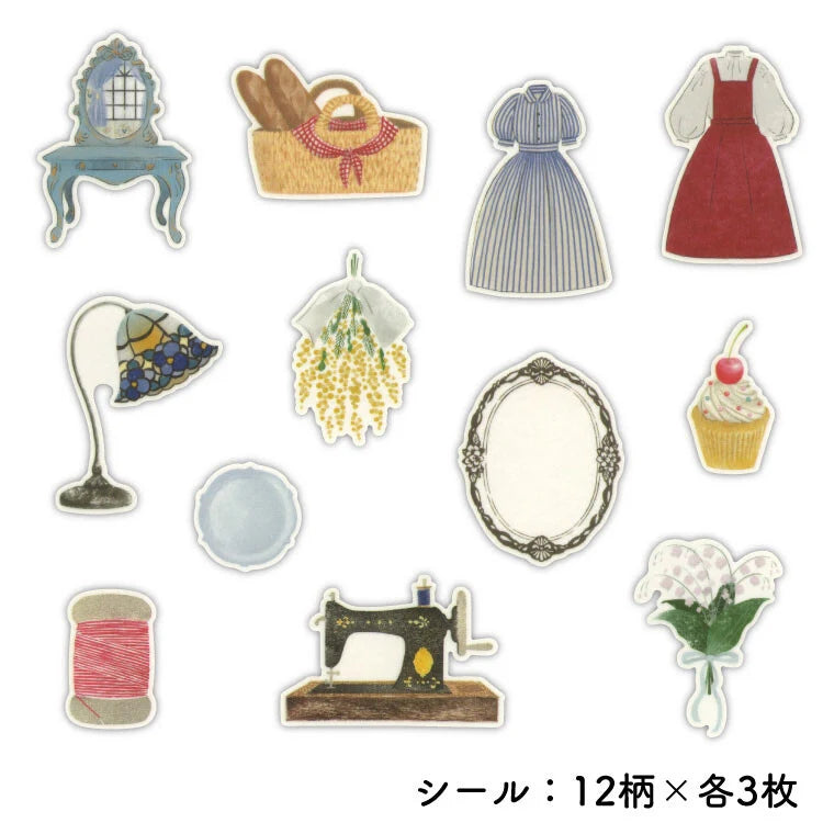 Active Corporation Matchbox Flake Stickers - A Girl's Closet (Coming Soon)