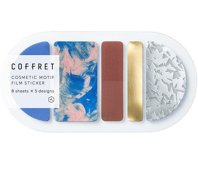 Hitotoki Coffret Cosmetic Motif Film Sticker - Round