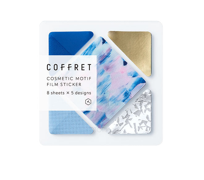 Hitotoki Coffret Cosmetic Motif Film Sticker - Square