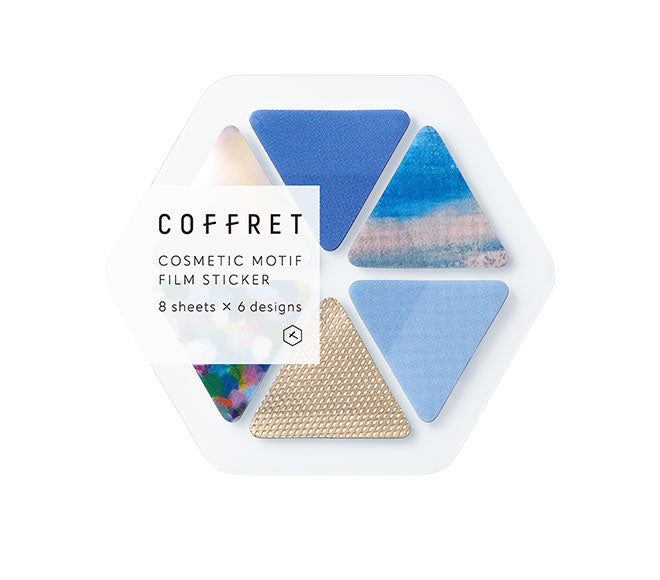 Hitotoki Coffret Cosmetic Motif Film Sticker - Triangle