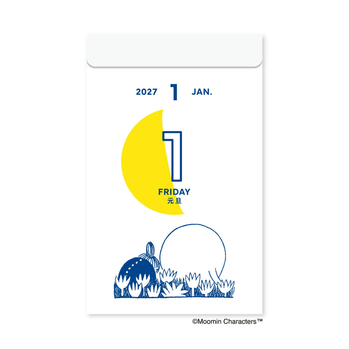 Shinnippon 2027 - Moomin Moon Phases Daily Calendar (Coming Soon)