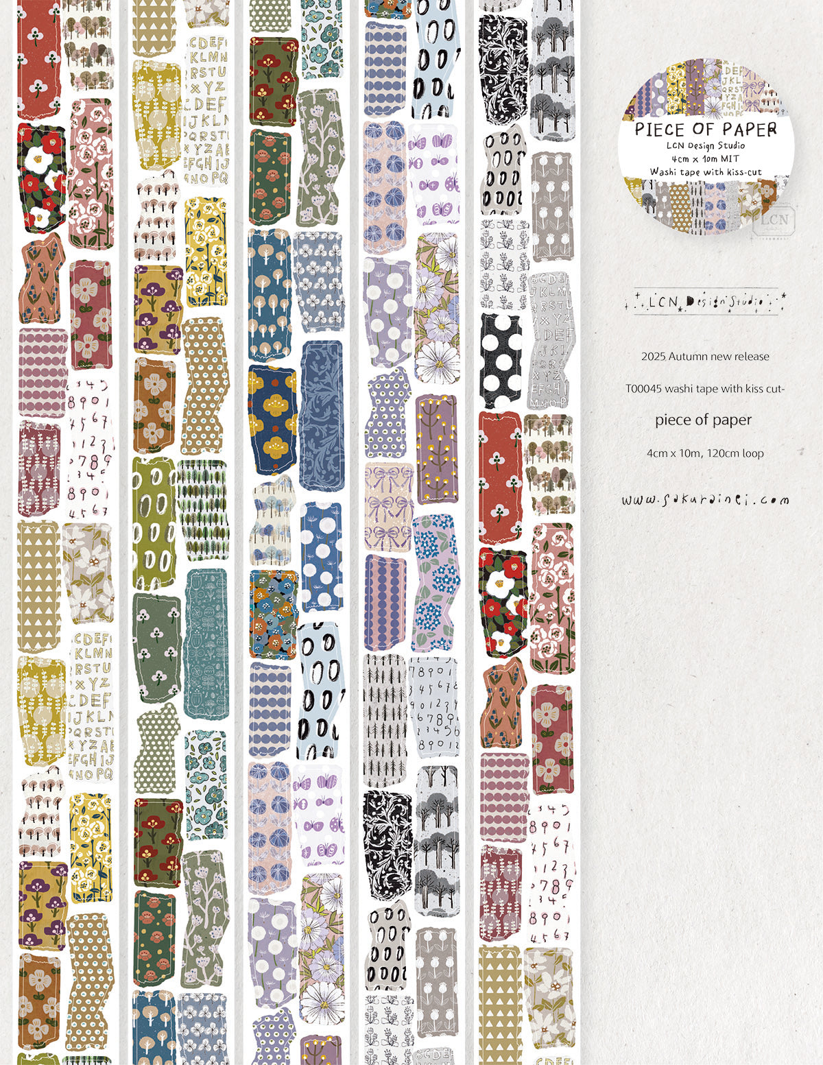 LCN Kiss-cut Tape - Piece of Paper