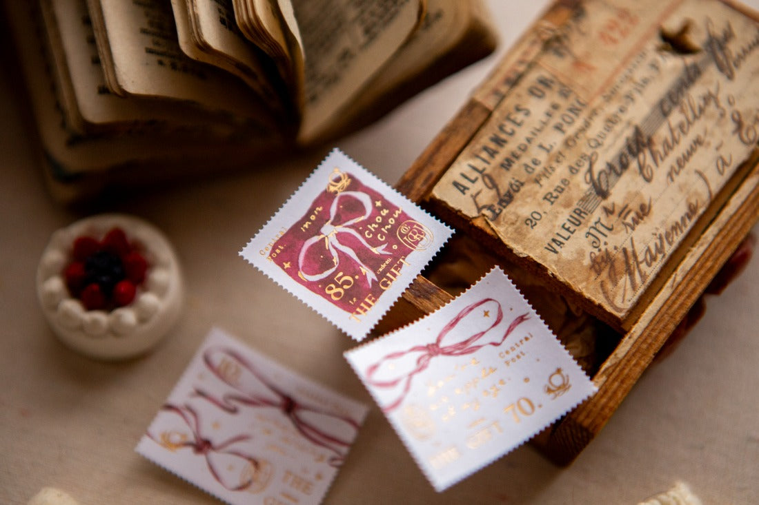 OURS Stamp Sticker - Ribbon Bow