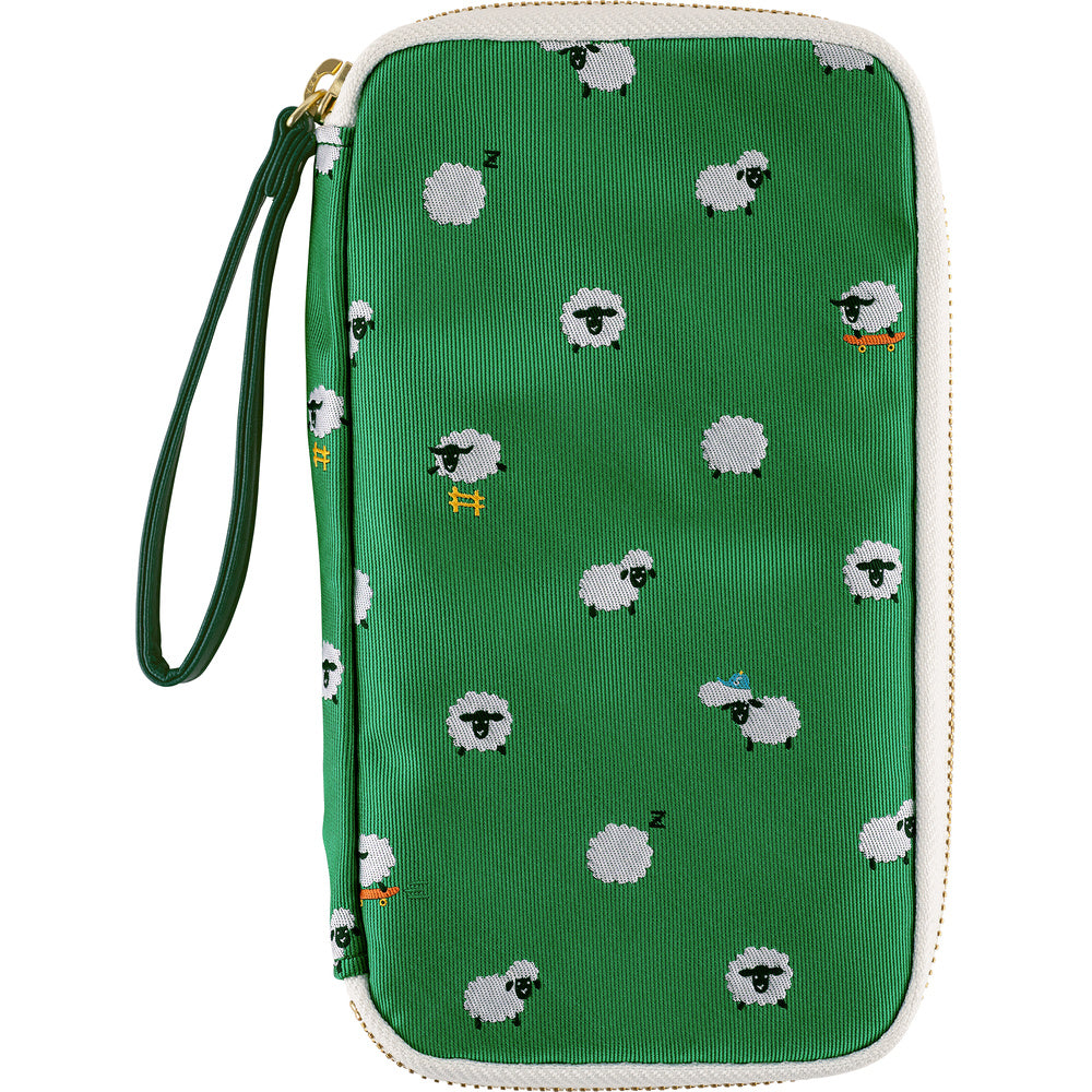 Hobonichi 2027 Small Drawer Pouch - Bow & Tie: Sheep Sheep Sheep