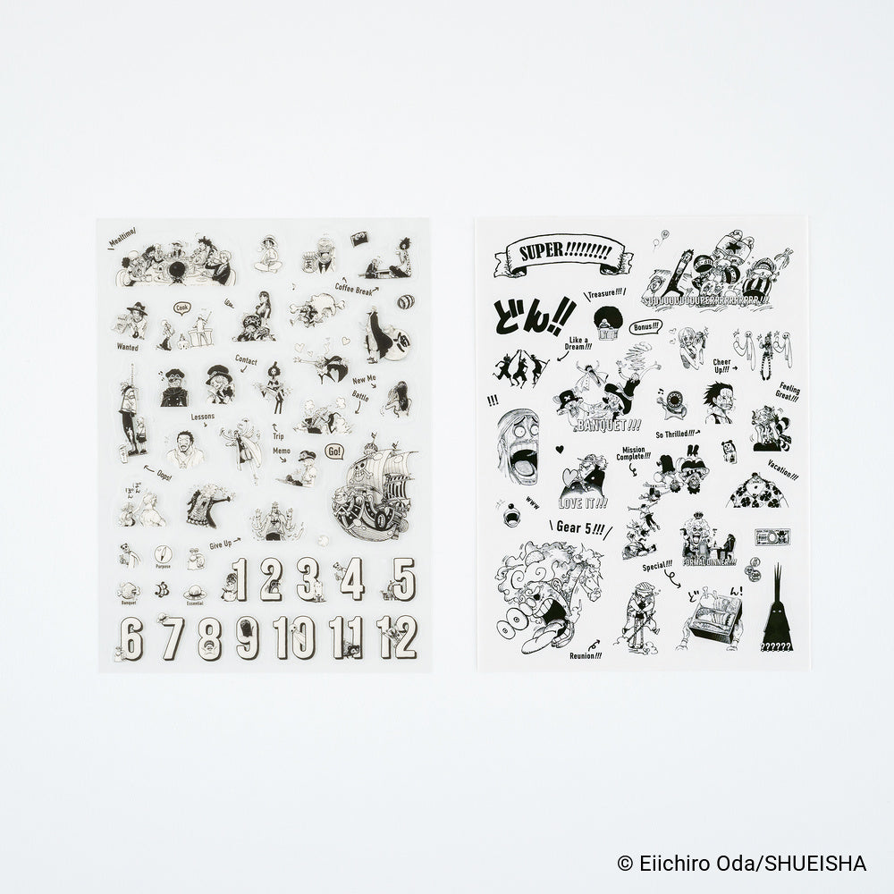 Hobonichi 2027 ONE PIECE Magazine: Sticker Set (Daily / SUPER!!!) (Orders Start Oct 1st)