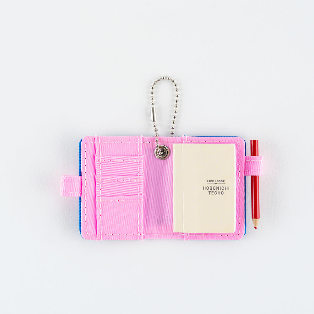 Hobonichi 2027 Techo Mini Keychain - Blue x Pink