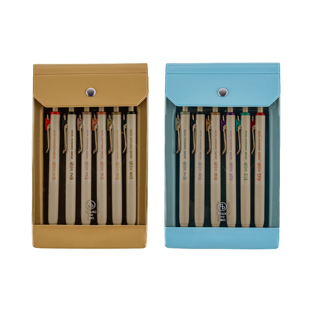 Hobonichi 2026 - TSUKI no IRO: Uniball One Set with Case