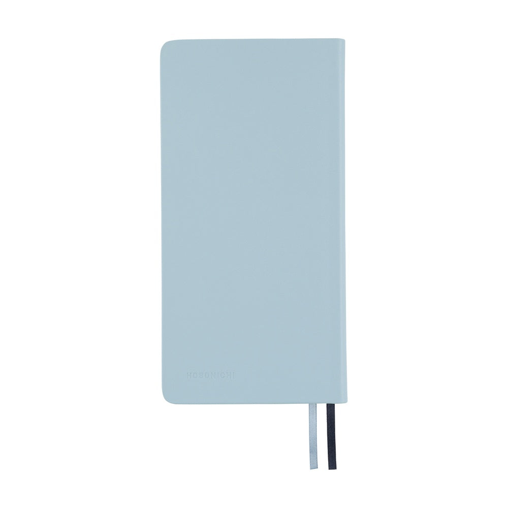 Hobonichi Techo Weeks 2026 - Leather: Snow Blue - April Start