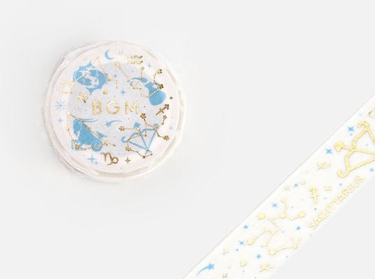 BGM Washi Tape - Zodiac Signs 11/23-3/20