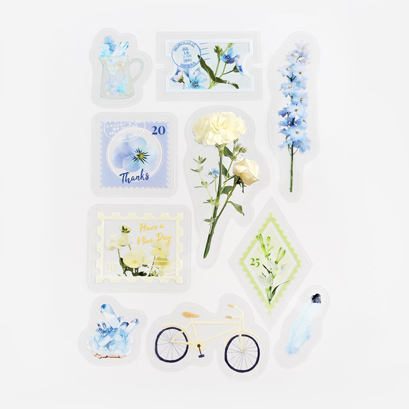 BGM Flake Sticker - Garden Post Office - Cut Flower