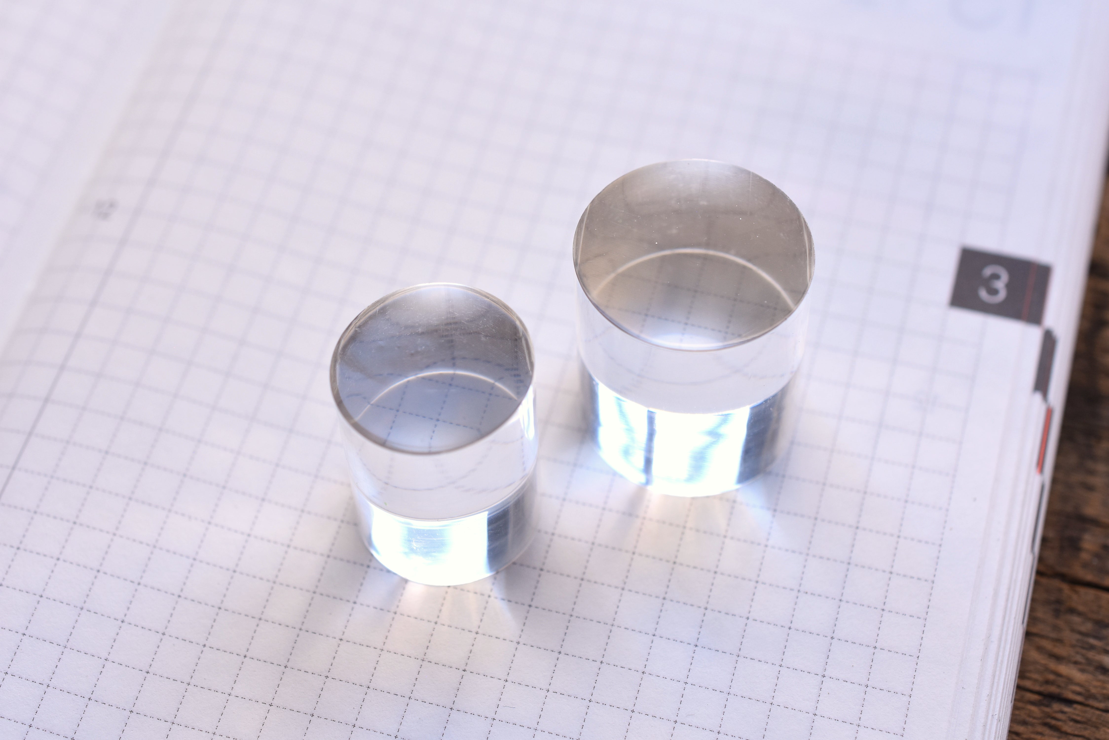 MU Clear Stamp Cylindrical Acrylic Set