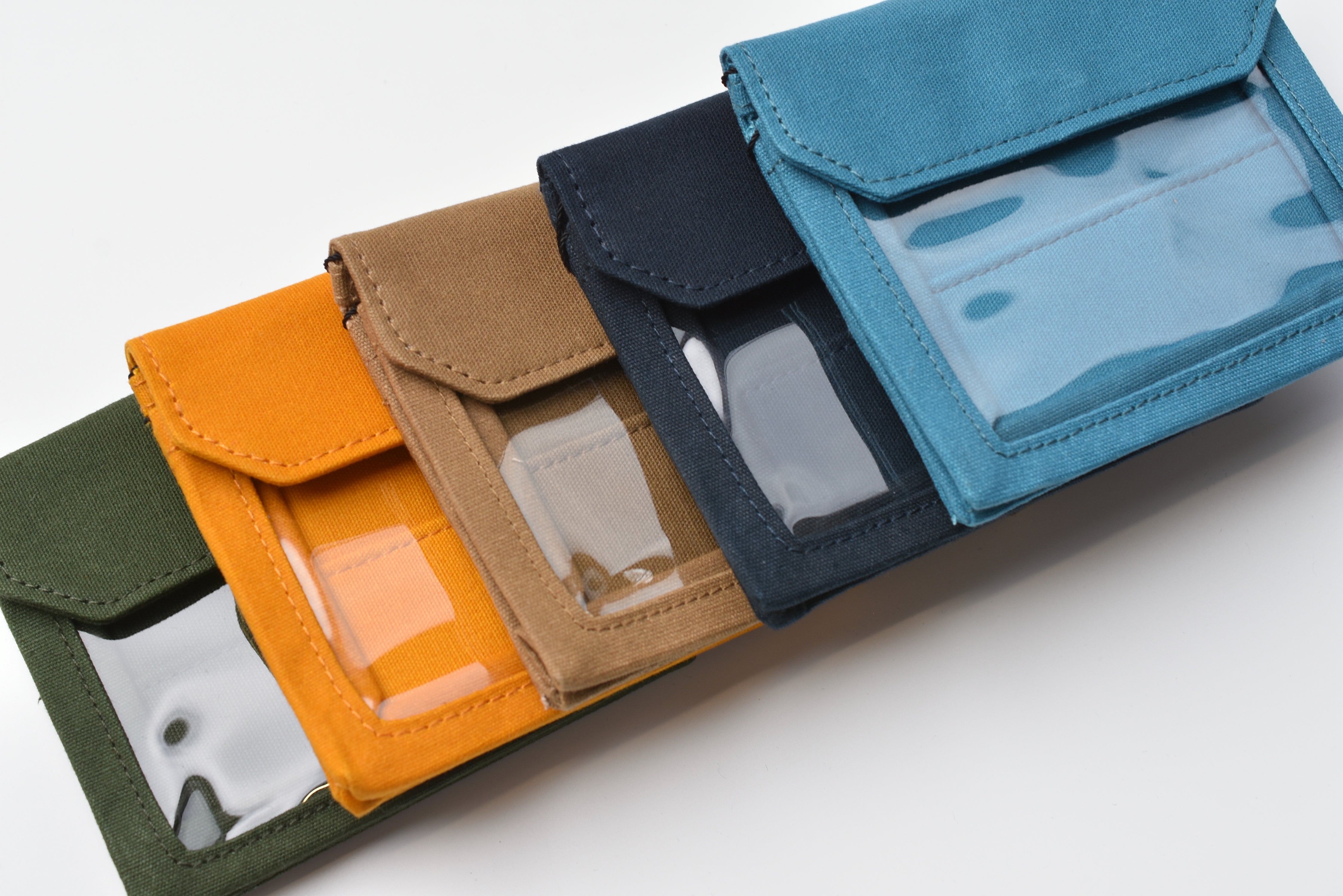 KING JIM Flatty Works Multi-Purpose Canvas Pouch - Card