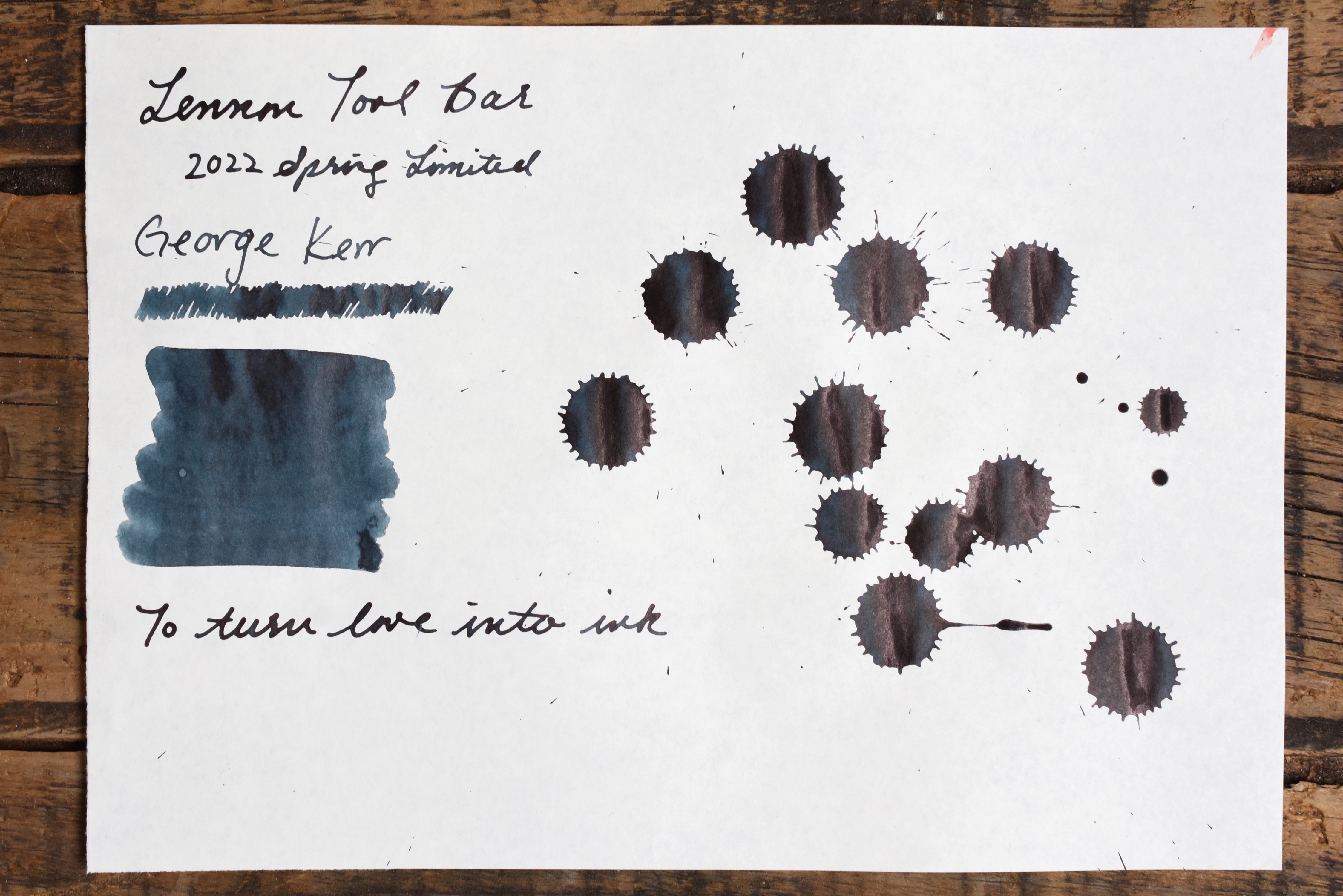 Lennon Tool Bar - 2022 Spring Limited - 喬治喀爾 George Kerr